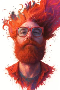 A stylized image or Gus Goodwin the Gold Coast SEO consultant